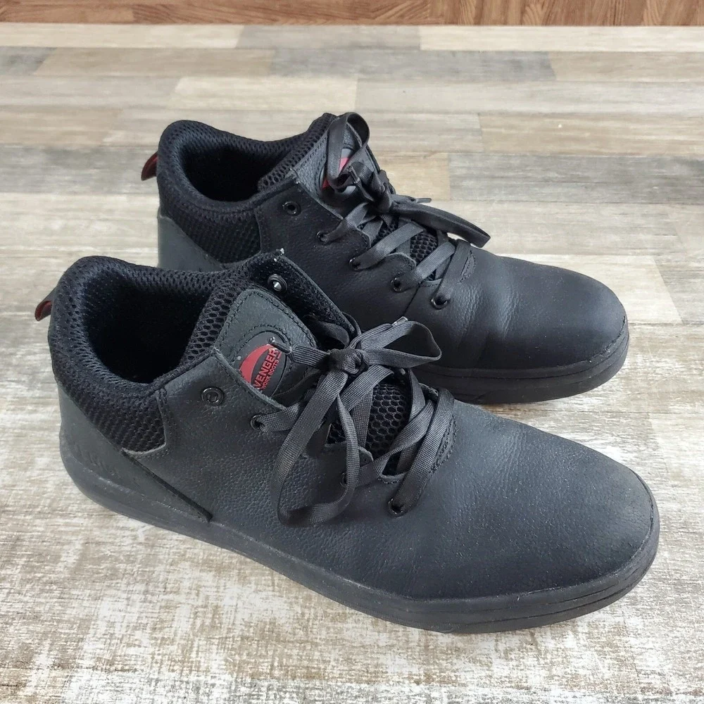 Avenger Work Boots North Haven Swarm Mens Shoes Sz 12 D‎ Black Leather Sneakers